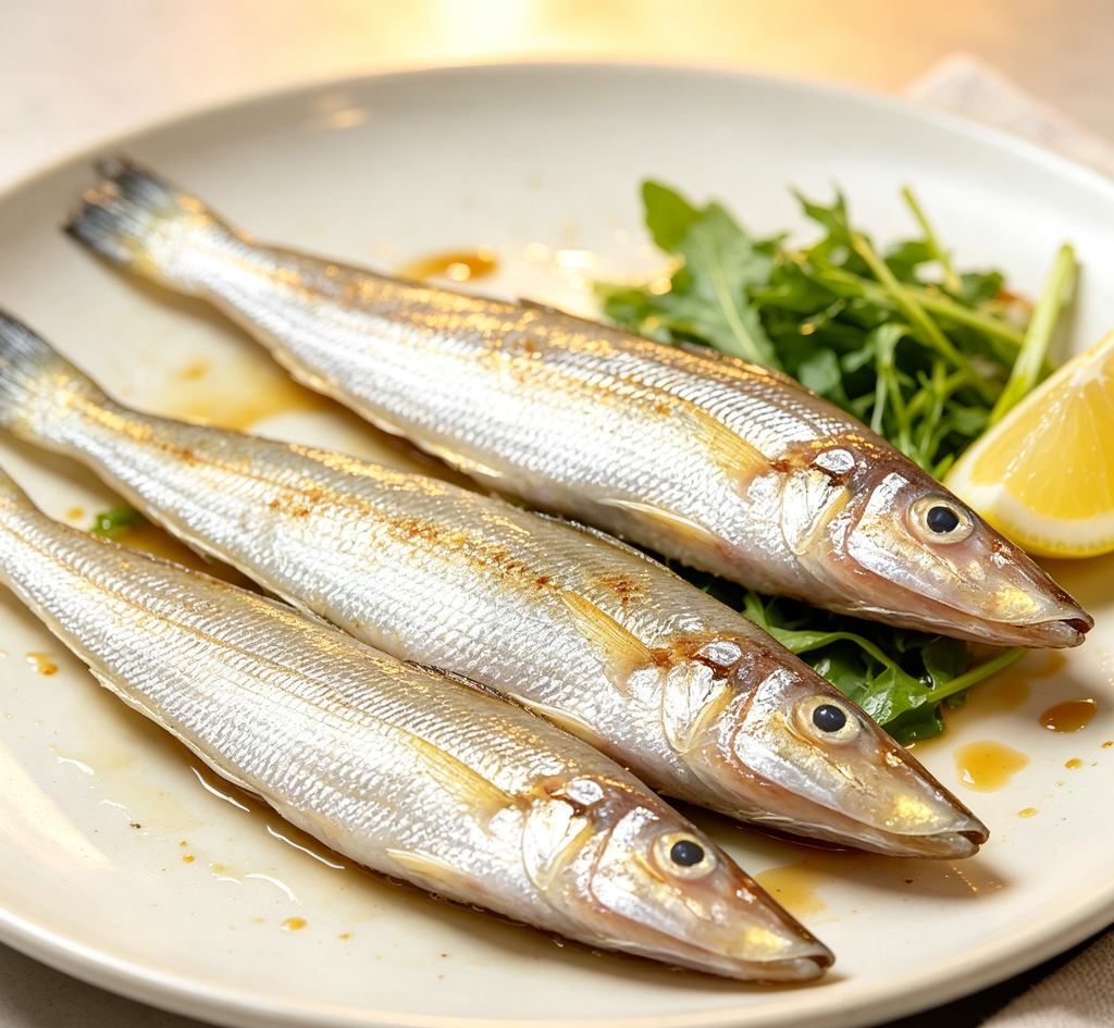 Fresh sea fish prepared for cooking